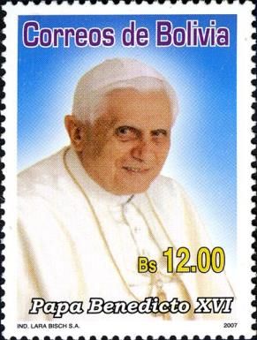 Pope Benedict XVI in white Vestments