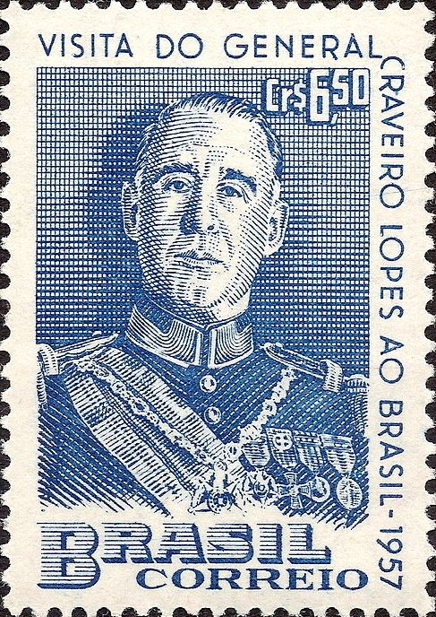 Visit of Portugal's President - Craveiro Lopes