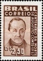 Centenary of Philosopher Agusto Comte's Death, Creator of po