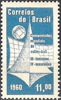 Volleyball and Pillar of the Alvorada Palace in Brasilia