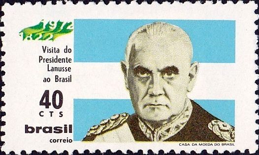 President Lanusse Visiting Brazil