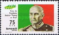 President Américo Thomaz Visiting Brazil