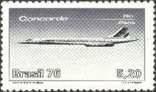 1st Commercial Flight of the Concorde to Brazil