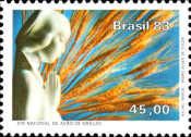 Praying Figure and Wheat