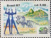 Motifs of Brasilia, Rio de Janeiro, São Paulo, Tourism Logo