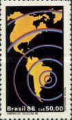 Concentric Radio Waves over the American Continent
