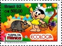 Magali and a armadillo