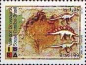 Iguanodon, Stegosaurus, Allosaurus - Footprint, Map