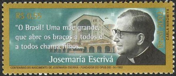 Birth Centennary of Josemaría Escrivá, Founder of Opus Dei