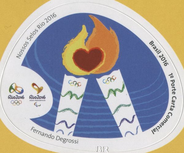 Olympic torch and Heart (Fernando Degrossi)