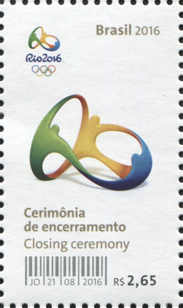Olympics closing ceremony emblem