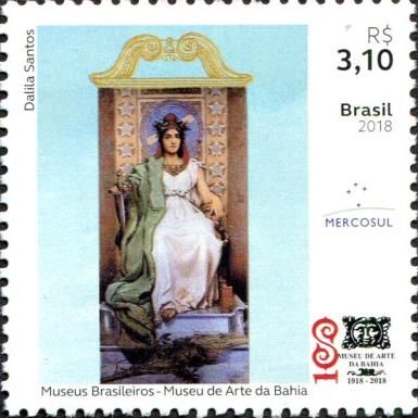 Mercosur Issue : Bahia Museum of Art Centenary