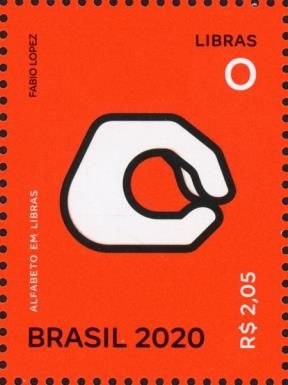 Letter O in Brazilian Sign Language