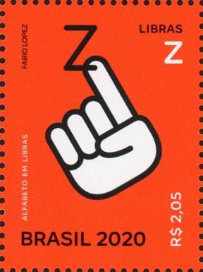 Letter Z in Brazilian Sign Language