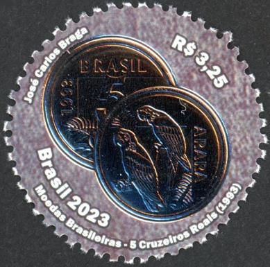 5 Cruzeiros Reais Coin of 1993