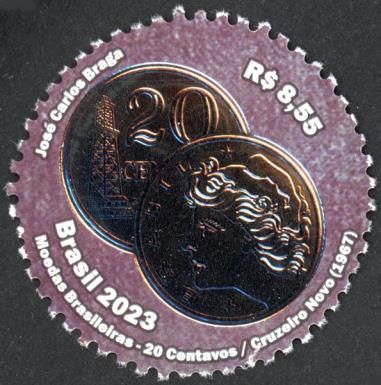 20 Centavos de Cruzeiro Novo Coin of 1967