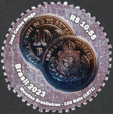 100 Réis Coin of 1871