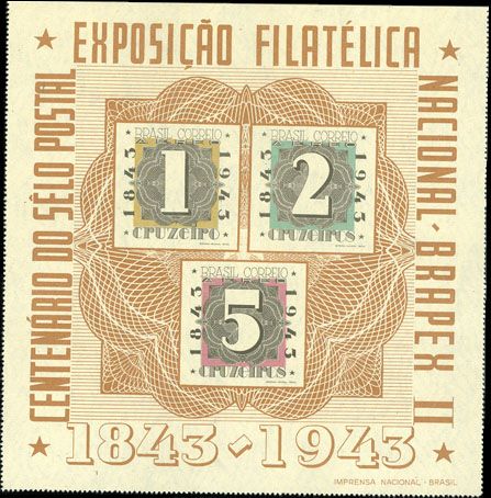 2nd National Stamp Exibition BRAPEX