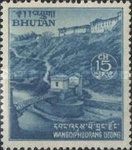 Wangdiphondrang Dzong and Bridge (Blue)