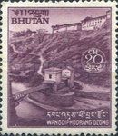 Wangdiphondrang Dzong and Bridge (Purple)