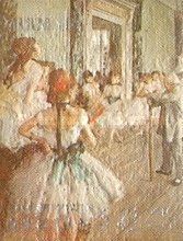 The Dancing Lesson, by Degas