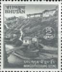 Wangdiphondrang Dzong and Bridge (Grey)