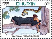 Mowgli, Bagheera, Kaa