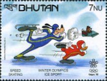 Ice sport - Speed skating - Goofy, Donald, Dale