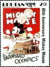 Walt Disney´s Mickey Mouse in "Barnyard Olympics, 1930"