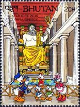 The Statue of Zeus at Olympia - Donald, the Nephews, Daisy