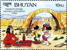 Rainbow Bridge National Monument, Utah - Mickey, Minnie