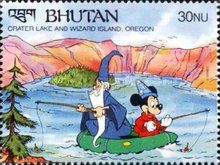 Crater Lake and Wizard Island, Oregon - Merlin, Mickey