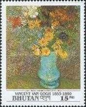 "Vase with Daisies and Anemomes" by Vincent van Gogh