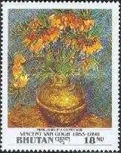 "Fritillaries in a Copper Vase" by Vincent van Gogh