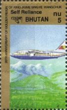 Plane in flight