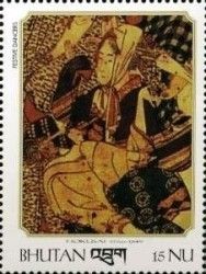 "Festive dancers" (detail)