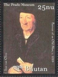 Portrait of an old man, by Joos van Cleve