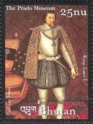King James I, by Paul Van Somer