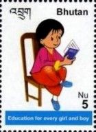 Girl reading book