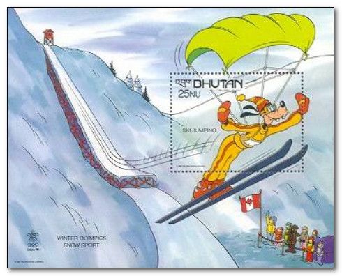 Snow sport - Ski jumping - Goofy