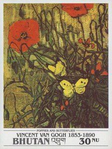 Poppies and Butterflies