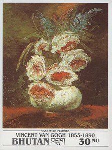 Vase with Peonies
