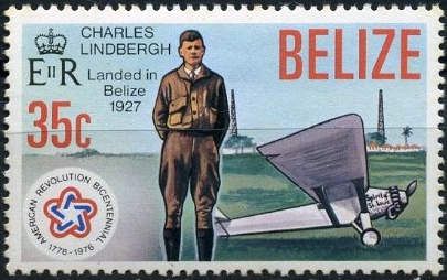 Charles Lindbergh (1902-1974) with "Spirit of St. Louis"