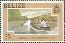 Mail Transport by Canoe, 1920