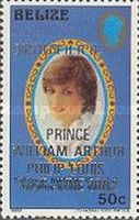 Diana, Princess of Wales - Overprinted
