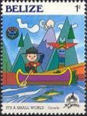 Mountie in Canoe (Canada)