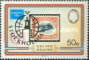 U.S.A 24c "Inverted Jenny" Stamp - Overprinted