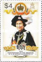 Queen Elizabeth II in Garter Robes