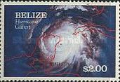Satellite image of Hurricane Gilbert