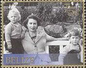 Queen Elizabeth II with Prince Charles & Princess Anne, 1952